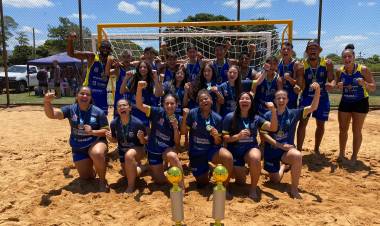 Dobradinha da AHPA/SESPOR/SICOOB no Paranaense Cadete de Handebol de Praia