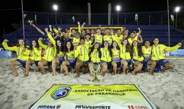 AHPA/SESPOR/SICOOB é Campeã Brasieira Juvenil de Handebol de Praia 