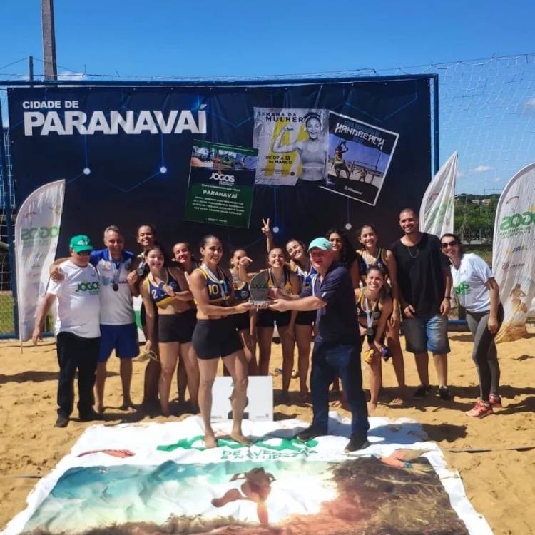 AHPA/SESPOR é ouro e prata em Paranavaí pelo Paranaense de Handebol de Praia