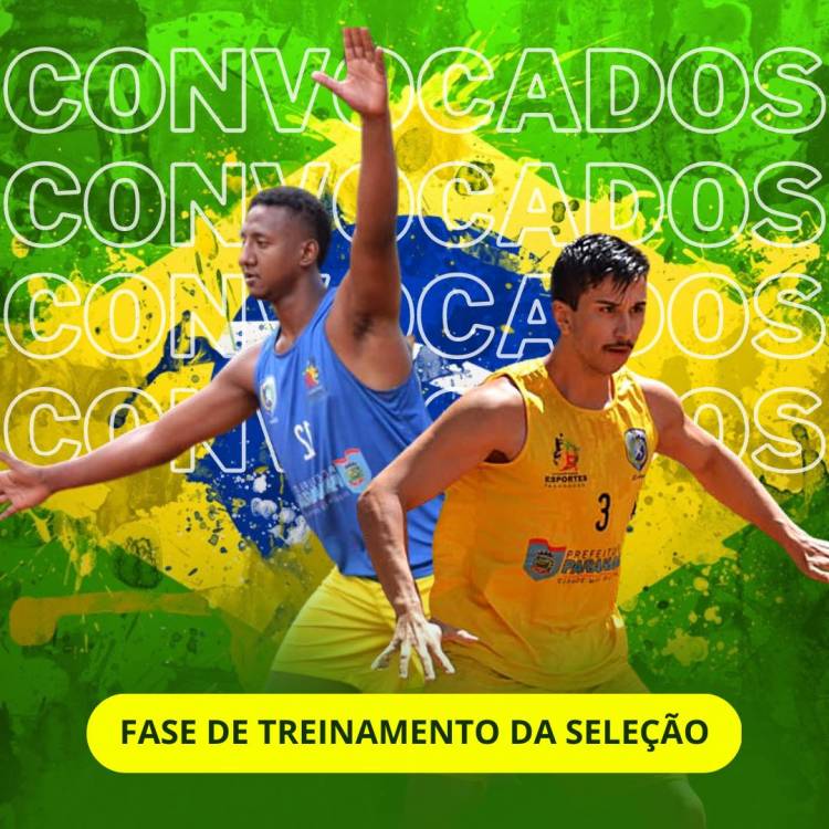 Virou rotina! Atletas da AHPA/SESPOR/SICOOB/Bananina são convocados para a Seleção Brasileira