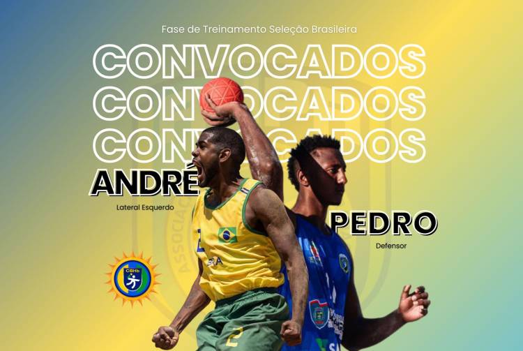 Com parnanguaras, Confederação Brasileira de Handebol anuncia convocados da Seleção Brasileira para Fase de Treinamento em Minas Gerais