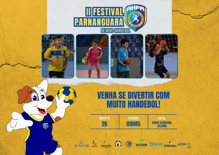 AHPA/SESPOR/SICOOB/Bananina realiza 2⁰ Festival Parnanguara de Mini-Handebol