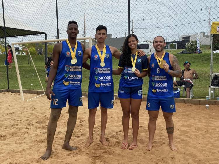 AHPA/SESPOR/SICOOB/Bananina é Campeã da 3ª Etapa do Paranaense de Handebol de Praia