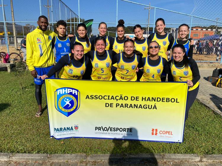 AHPA/SESPOR/SICOOB é campeã da 1ª Etapa do Circuito Paranaense de Handebol de Praia 