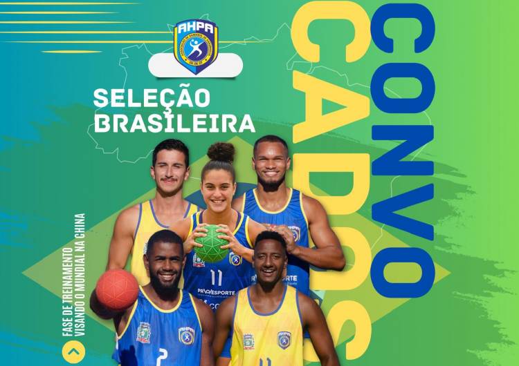 Atletas da AHPA/SESPOR/SICOOB são convocados para a Seleção Brasileira de Handebol de Praia