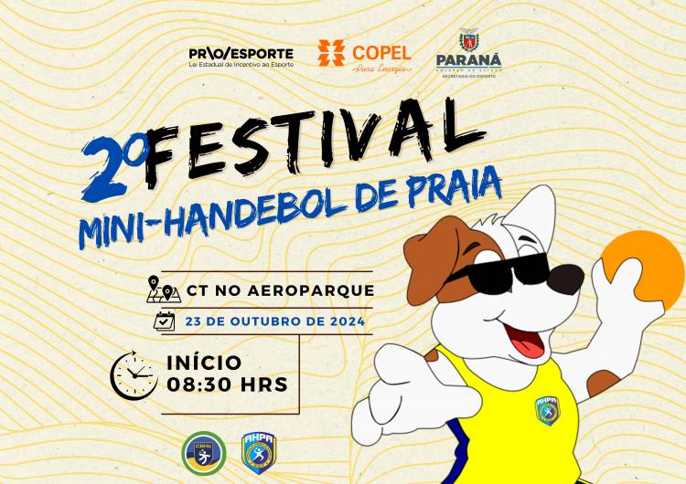 AHPA/SESPOR/SICOOB realiza 2⁰ Festival de Mini-Handebol de Praia