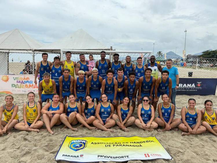 AHPA/SESPOR/SICOOB é Campeã Paranaense de Handebol de Praia