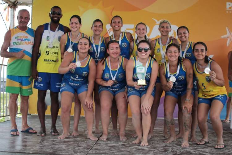 AHPA/SESPOR/SICOOB é Campeã Paranaense de Handebol de Praia