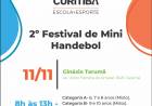 AHPA/SESPOR/SICOOB/Bananina disputa 2⁰ Festival E+E=10 de Mini-Handebol