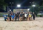 AHPA/SESPOR/SICOOB/Paranaguá promove evento de handebol de praia com universitários da UNIASSELVI em Paranaguá