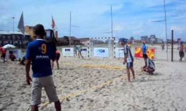 AHPA Paranaguá x Antonina 2ª Etapa Paranaense de HandBeach - 1º Set