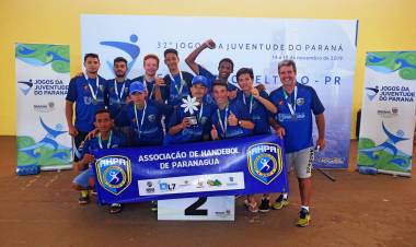 Handebol de Areia parnanguara é Vice-Campeão do Jogos da Juventude