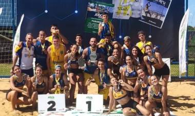 AHPA/SESPOR é ouro e prata em Paranavaí pelo Paranaense de Handebol de Praia