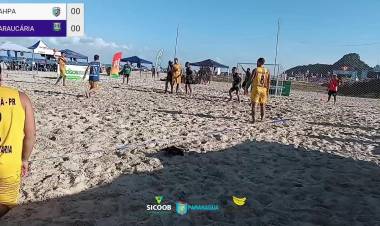 Final do Circuito Paranaense de Handebol de Areia-AHPA/SESPOR/SICOOB/BANANINA PARANAGUÁ x ARAUCÁRIA