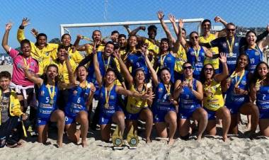 AHPA/SESPOR/SICOOB/Bananina é Campeã da 2ª Etapa do Paranaense de Handebol de Praia