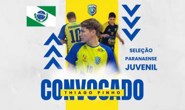Atleta da AHPA/SESPOR/SICOOB/Bananina é convocado para a Seleção Paranaense Juvenil