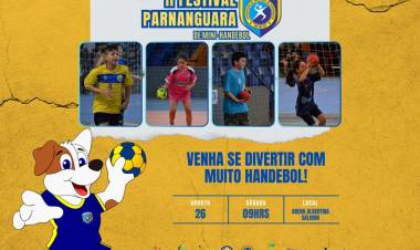 AHPA/SESPOR/SICOOB/Bananina realiza 2⁰ Festival Parnanguara de Mini-Handebol