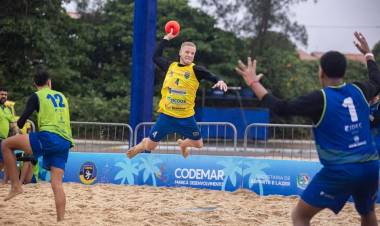 Equipes da AHPA/SESPOR/SICOOB disputam Etapa do Brasileiro de Handebol de Praia em Cascavel