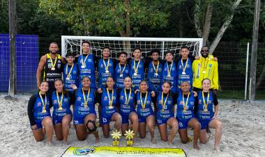 Paranaguá domina o Handebol de Praia e conquista os dois títulos da Fase Estadual dos Jogos da Juventude 2025