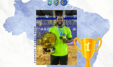 Atleta e técnico da AHPA/SESPOR/SICOOB/Paranaguá conquista título mundial com a Seleção Brasileira de Handebol de Praia