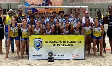 AHPA/SESPOR/SICOOB/Paranaguá é vice-campeã brasileira juvenil de handebol de praia e consolida sua força nacional