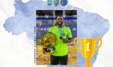 Atleta e técnico da AHPA/SESPOR/SICOOB/Paranaguá conquista título mundial com a Seleção Brasileira de Handebol de Praia