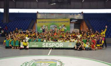 1ª etapa das Olimpíadas Escolares de Mini-Handebol reúne cerca de 150 crianças e celebra o esporte educacional em Paranaguá