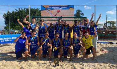 AHPA/SESPOR/SICOOB/Paranaguá conquista dois títulos e brilha na 2ª Etapa do Circuito Brasileiro de Handebol de Praia 2026