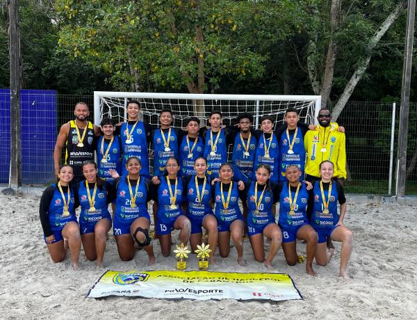 Paranaguá domina o Handebol de Praia e conquista os dois títulos da Fase Estadual dos Jogos da Juventude 2025