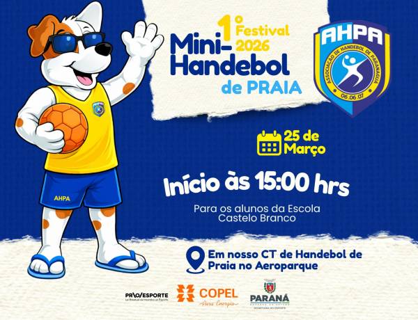 Festival de Mini-Handebol de Praia promete agitar Paranaguá com inclusão, esporte e diversão