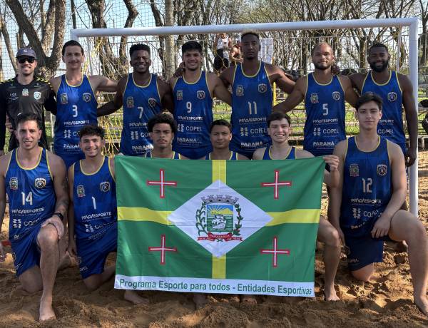 AHPA/SESPOR/SICOOB/Paranaguá conquista 4º lugar no Circuito Brasileiro Adulto de Handebol de Praia em São Miguel do Iguaçu