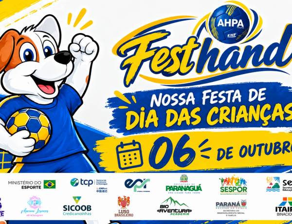 FestHand celebra o Dia das Crianças com muita diversão e Mini-Handebol em Paranaguá