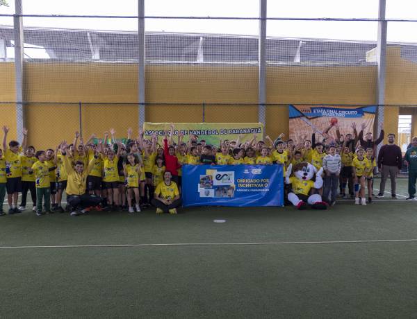 FESTHAND AHPA REÚNE CRIANÇAS EM TARDE DE ALEGRIA, DIVERSÃO E MUITO MINI-HANDEBOL