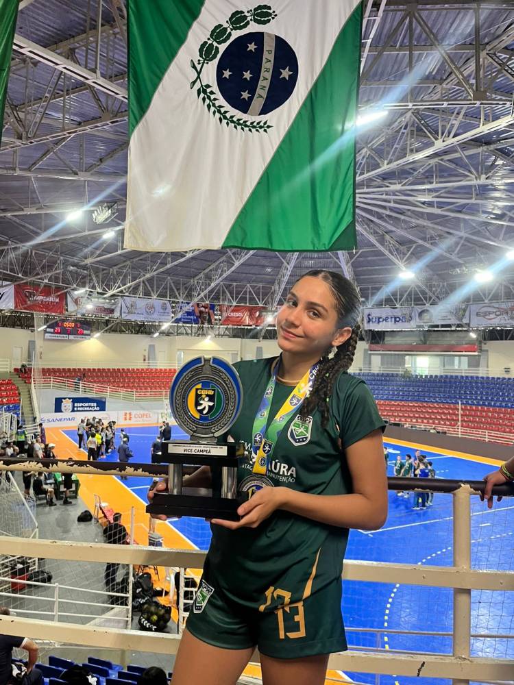 Rafaella Xavier, da AHPA/SESPOR/SICOOB/Paranaguá, conquista vice-campeonato brasileiro com a Seleção Paranaense Infantil