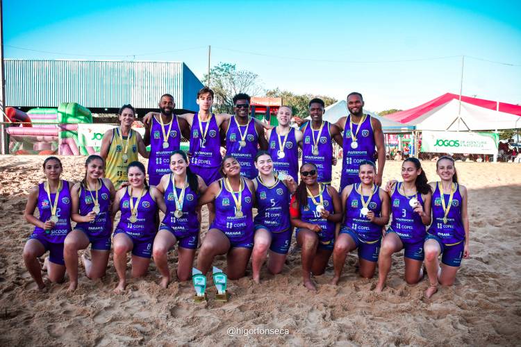 AHPA/SESPOR/SICOOB/Paranaguá brilha na 2ª Etapa do Circuito Paranaense de Handebol de Praia