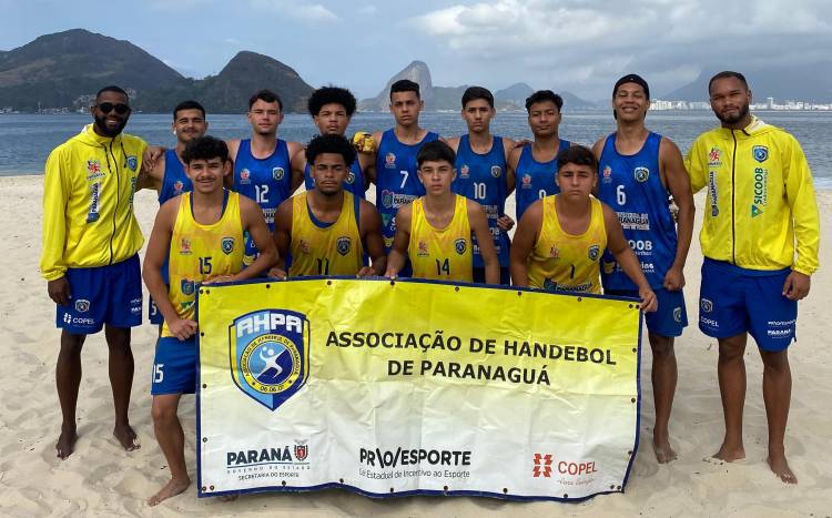 AHPA/SESPOR/SICOOB/Paranaguá encerra 2ª Etapa do Circuito Brasileiro de Handebol de Praia com 6º lugar no juvenil e 7º no adulto