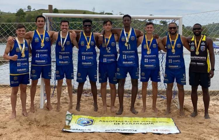 AHPA/SESPOR/SICOOB/Paranaguá brilha na 3ª Etapa do Circuito Paranaense de Handebol de Praia 2025