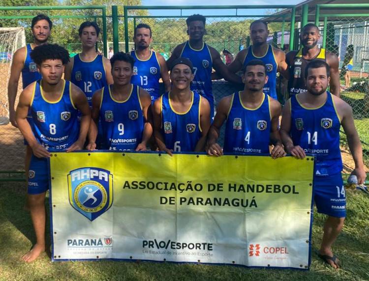 Paranaguá brilha na areia e conquista ouro e prata no Handebol de Praia do 67º Jogos Abertos do Paraná