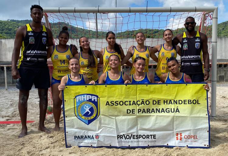 AHPA/SESPOR/SICOOB/Paranaguá é vice-campeã brasileira juvenil de handebol de praia e consolida sua força nacional