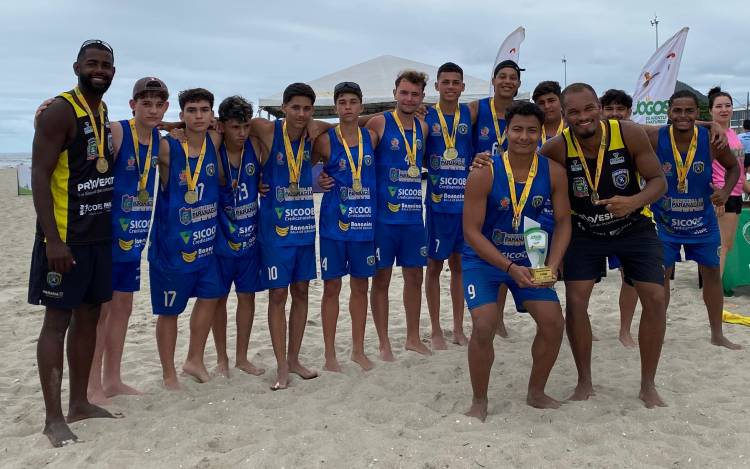 AHPA/SESPOR/SICOOB/Paranaguá faz temporada histórica e domina o Circuito Paranaense de Handebol de Praia 2025/2026