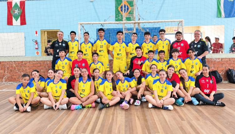 AHPA/SESPOR/SICOOB/Paranaguá conquista bons resultados em Desafio Interestadual de Handebol Sub-14