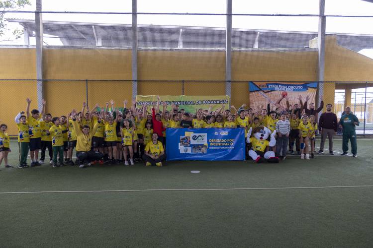 FESTHAND AHPA REÚNE CRIANÇAS EM TARDE DE ALEGRIA, DIVERSÃO E MUITO MINI-HANDEBOL